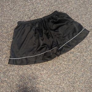 Silk pajama shorts